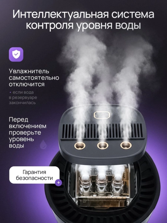 Увлажнитель воздуха, ультразвуковой, для дома и офиса
