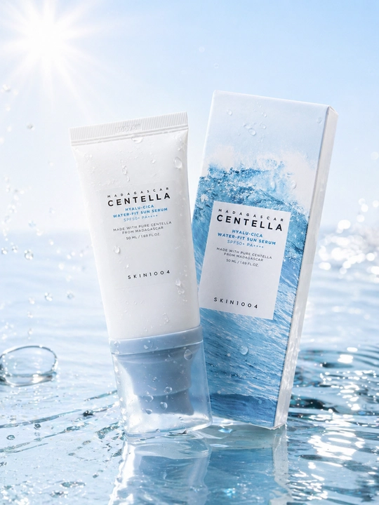 SKIN1004 Madagascar Centella Water-Fit Sun Cream SPF50+ PA++++50 ml quyoshdan himoya kremi