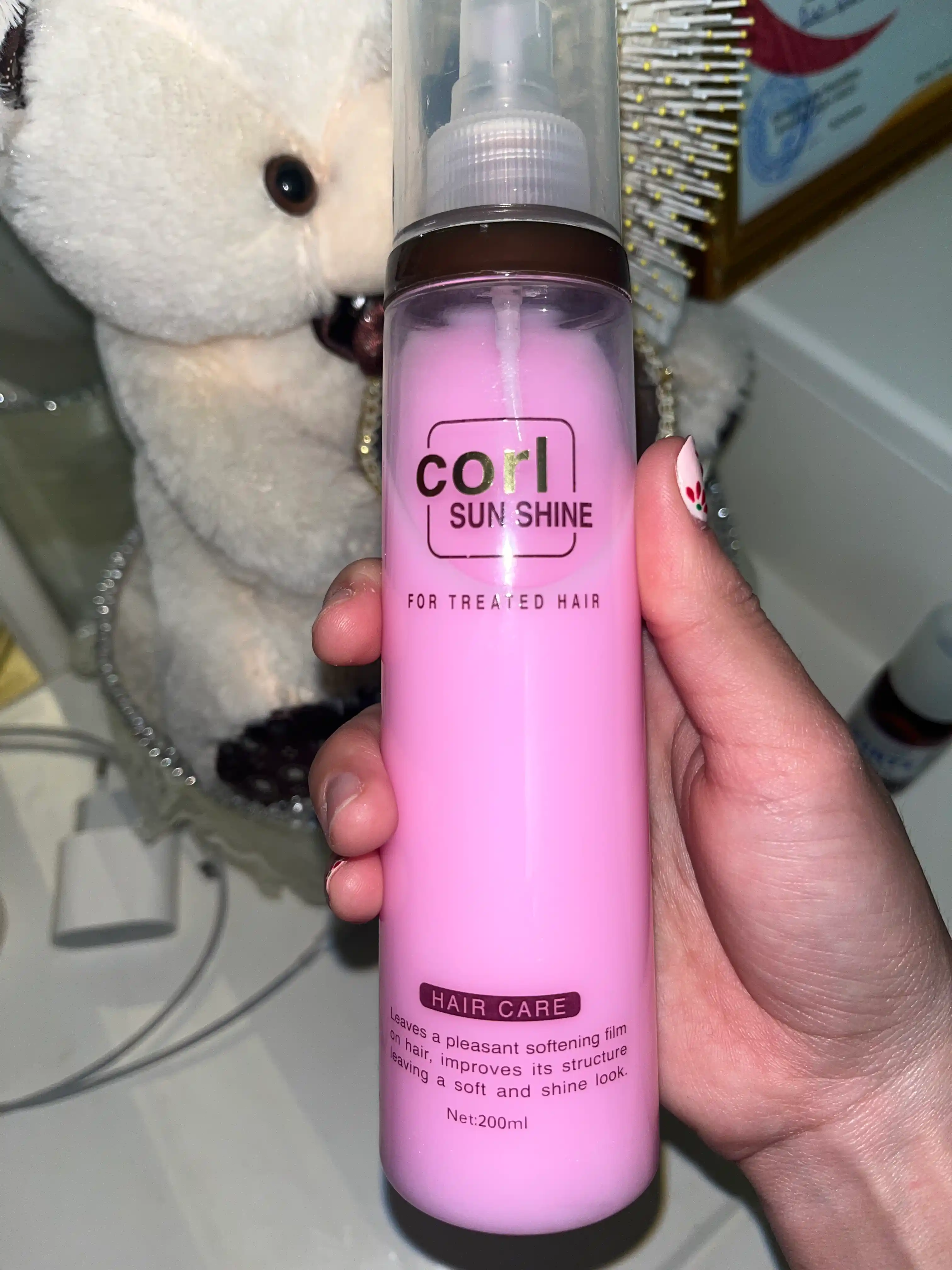 Namlantiruvchi sprey-mist Corl Sun Shine keratin va pantenol bilan 200 ml