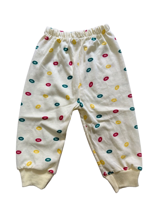 Chaqaloqlar uchun yumshoq paxtali uch to'plamli pijama