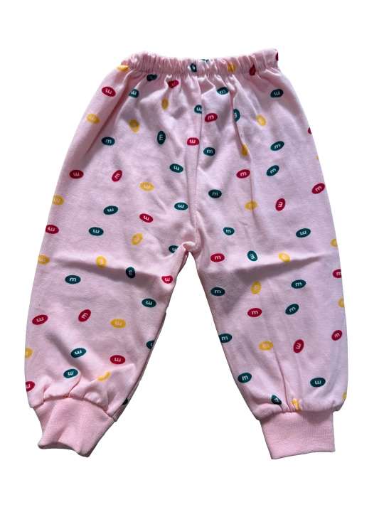 Chaqaloqlar uchun yumshoq paxtali uch to'plamli pijama