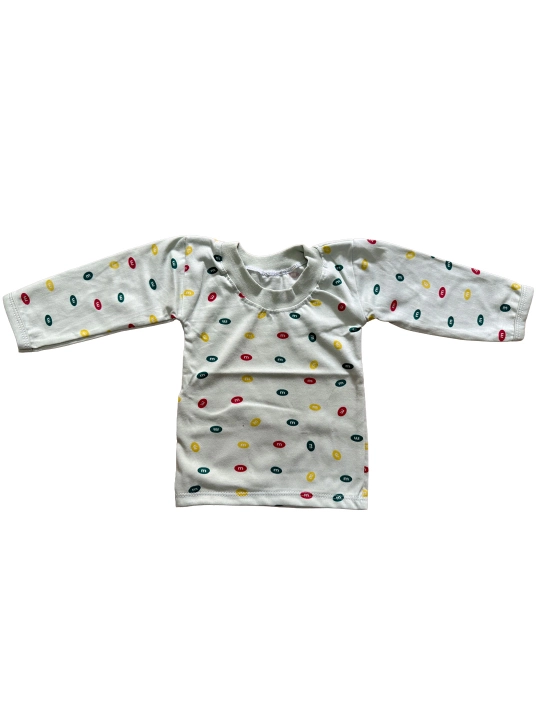 Chaqaloqlar uchun yumshoq paxtali uch to'plamli pijama
