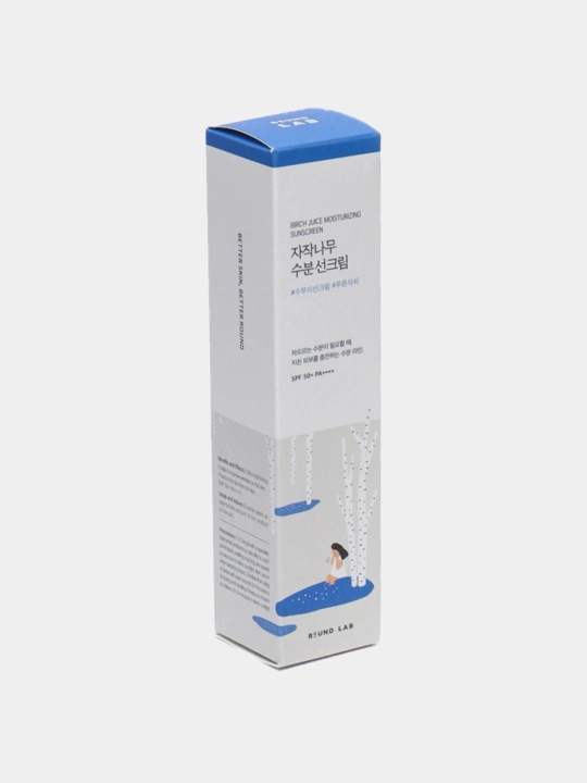 Namlovchi quyoshdan himoylavochi krem Round Lab Birch Juice Moisturizing Sun Cream SPF50