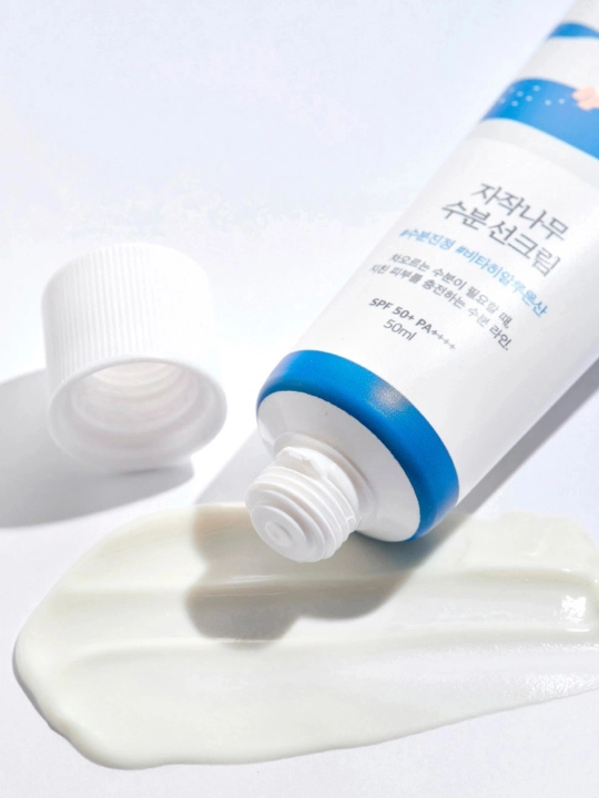 Namlovchi quyoshdan himoylavochi krem Round Lab Birch Juice Moisturizing Sun Cream SPF50