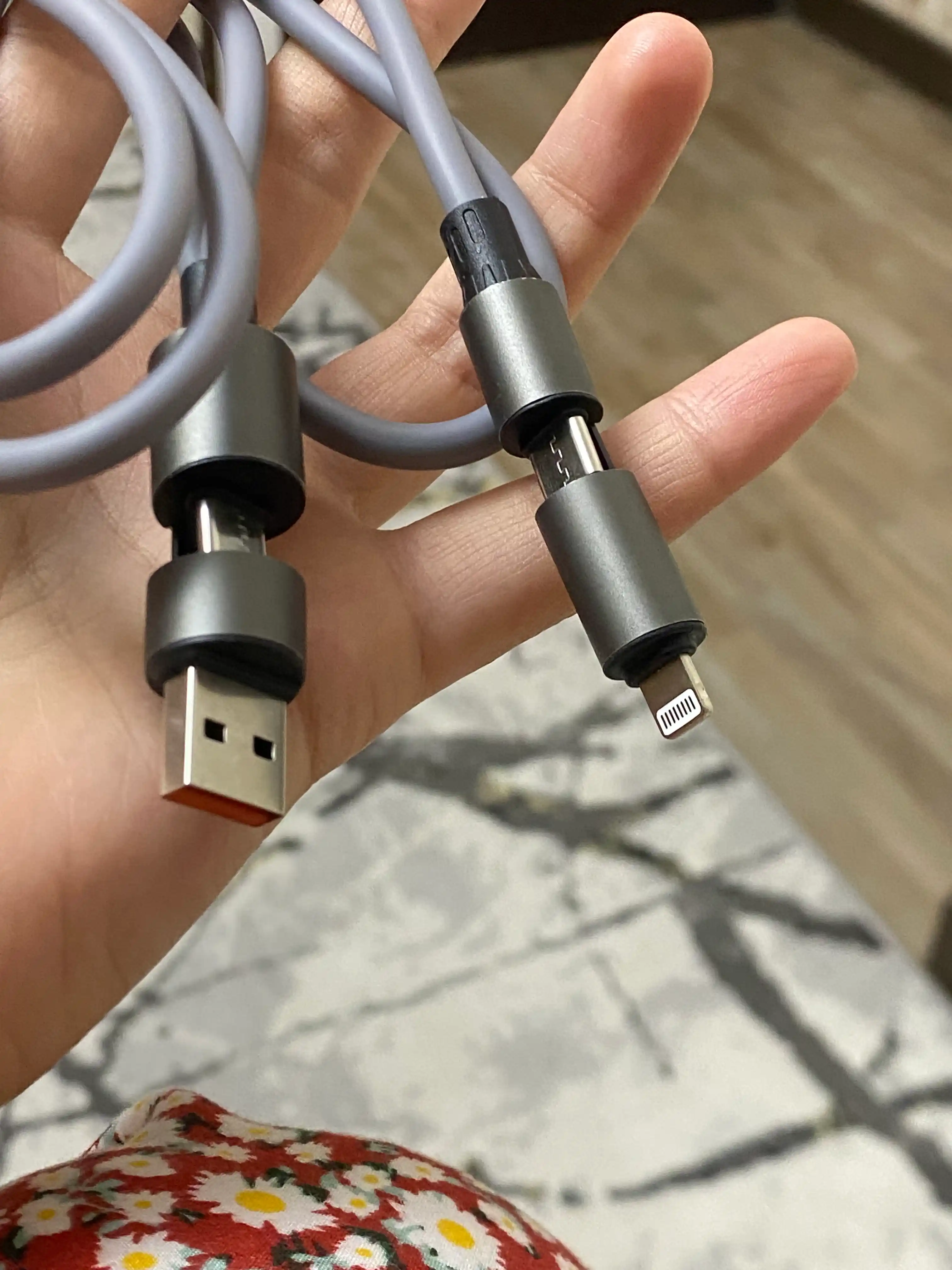 Зарядное устройство 240W, кабель для быстрой зарядки USB, Type-C, iPhone