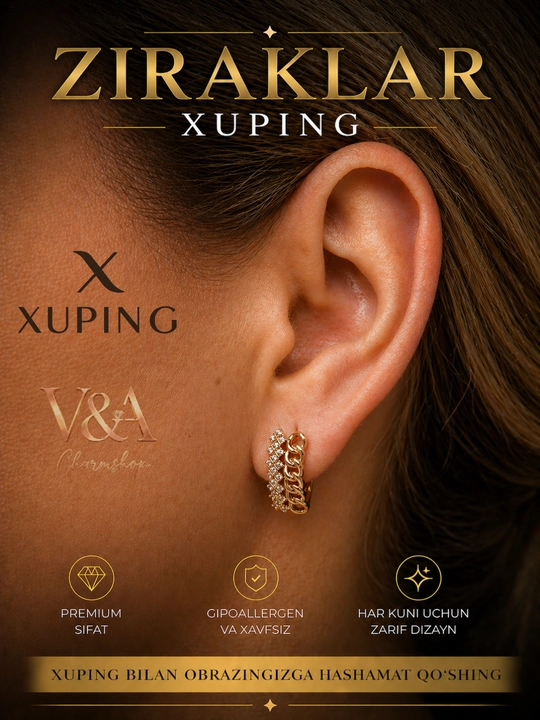 Серьги Xuping для девушек и женщин, бижутерия