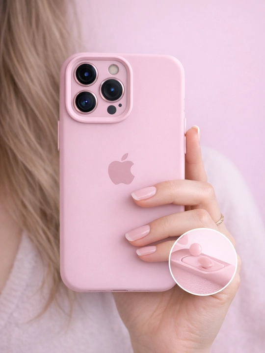 IPhone 11, 13, 14, 15, 16, 17 Pro, Pro Max uchun silikon g‘iloflar