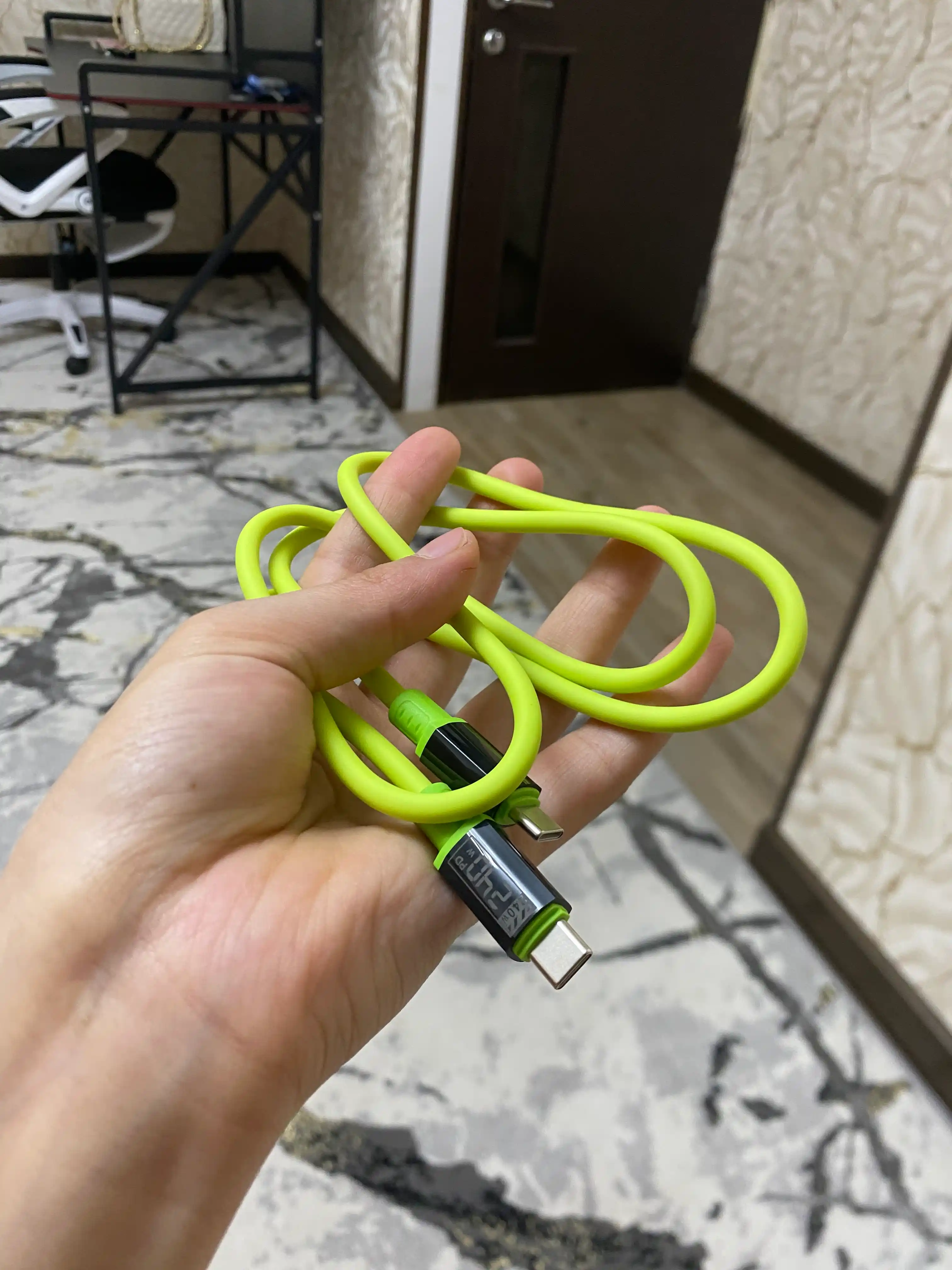Зарядное устройство 240W, кабель для быстрой зарядки USB, Type-C, iPhone