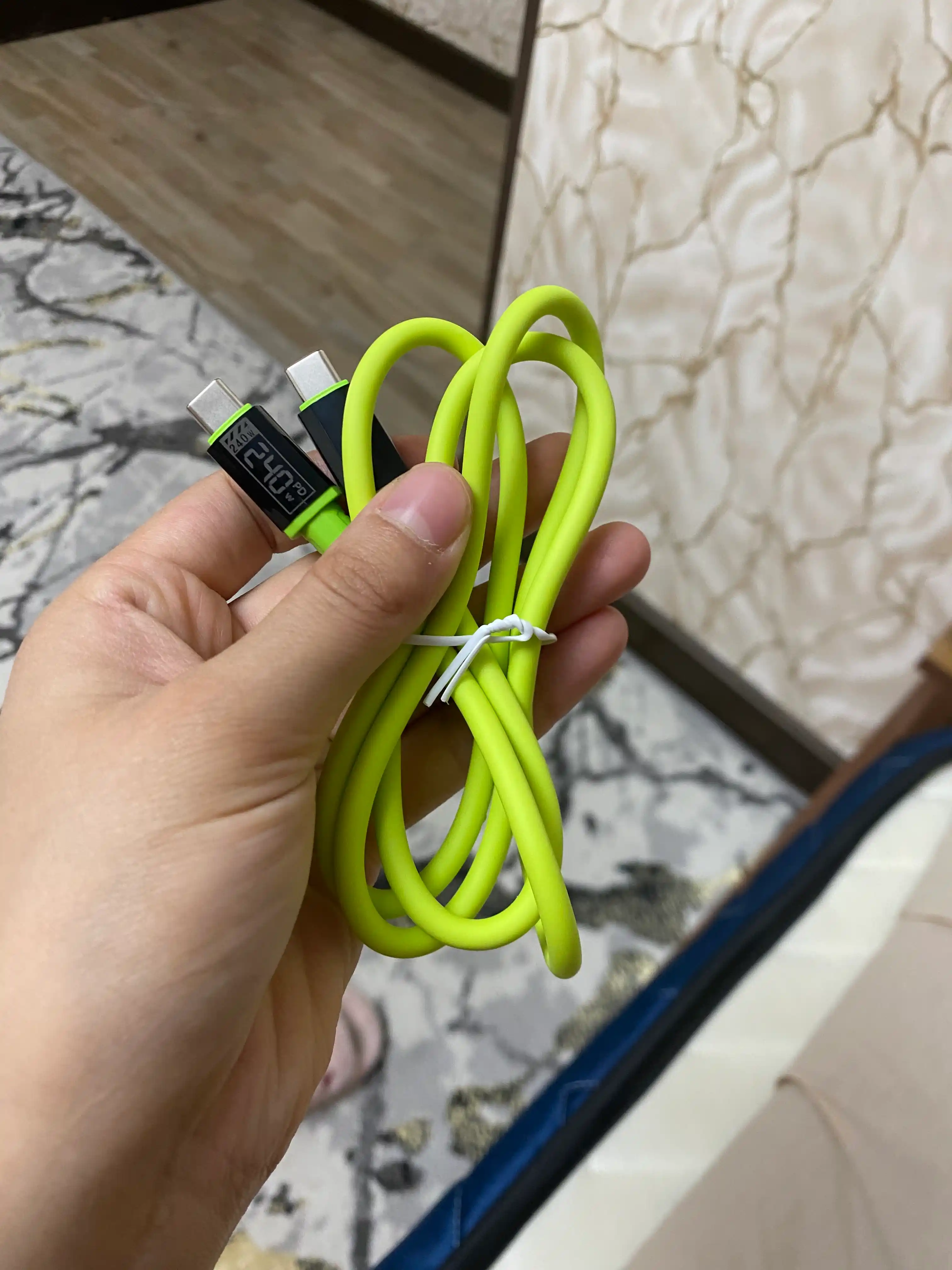 Зарядное устройство 240W, кабель для быстрой зарядки USB, Type-C, iPhone