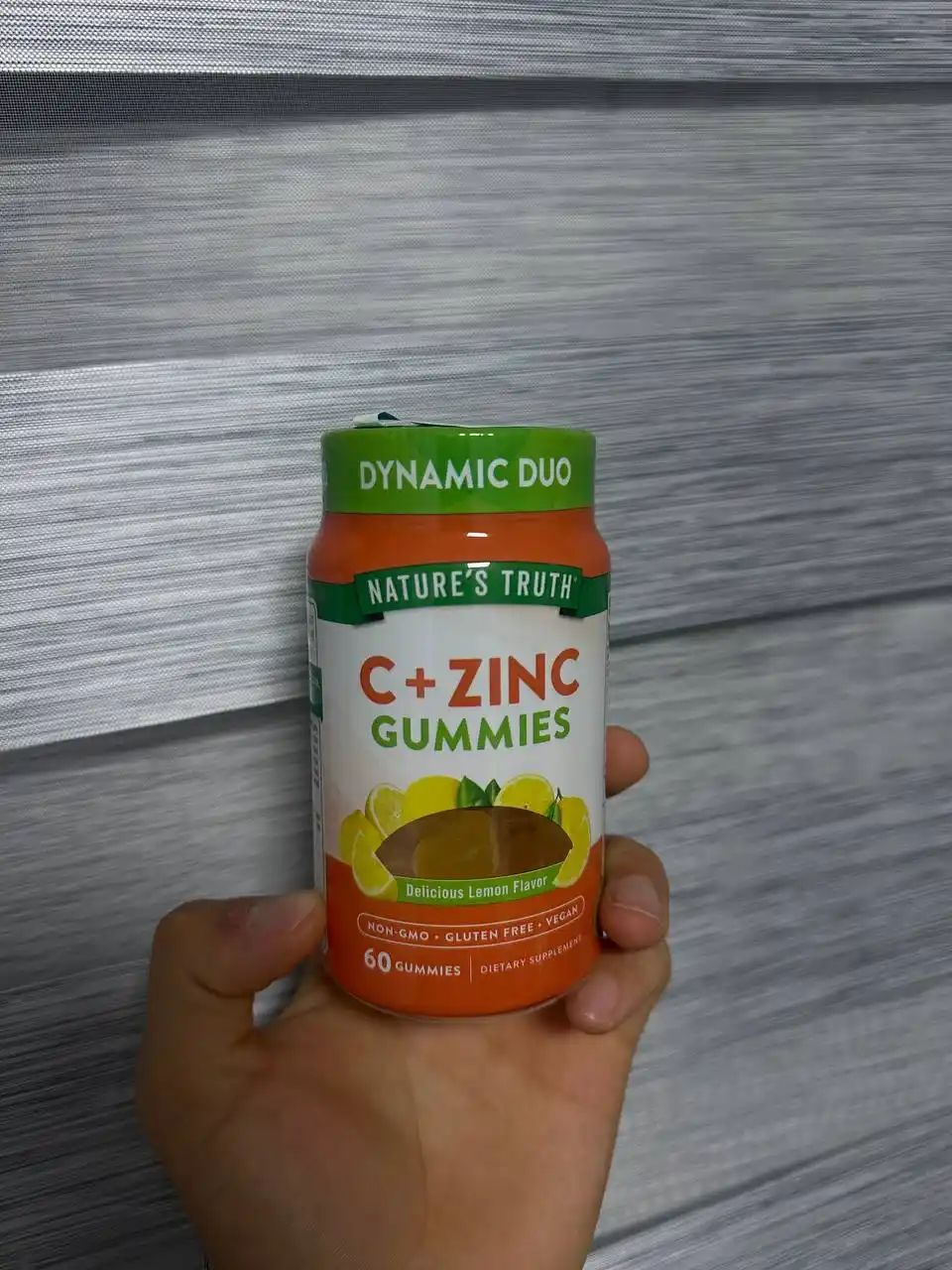 Nature’s Truth S vitamini va rux (Zinc), immunitet va yuz terisi uchun foydali, 60 dona