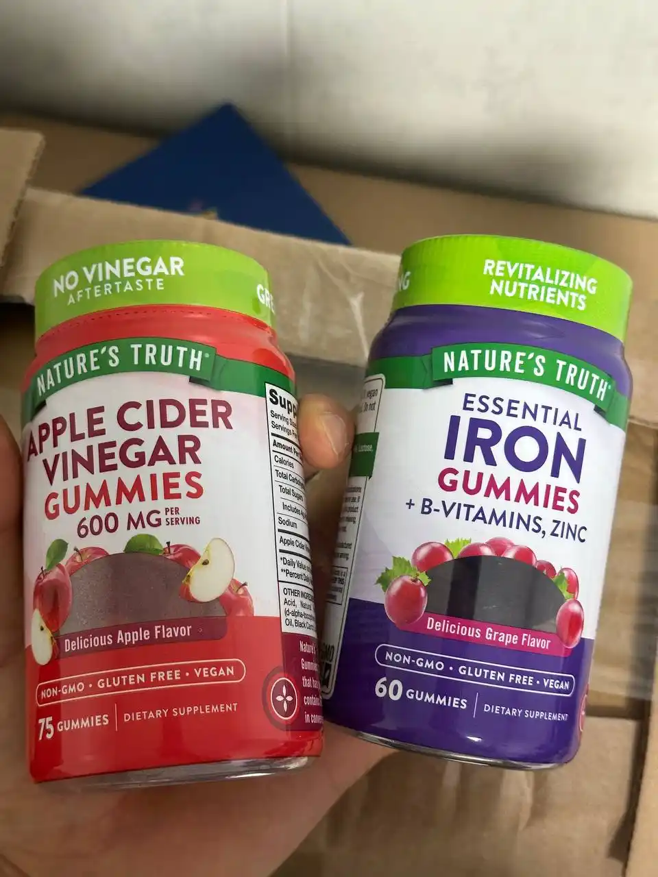 Nature's Truth Organik olma sirkasi (Apple Cider Vinegar) marmeladlari, 75 ta