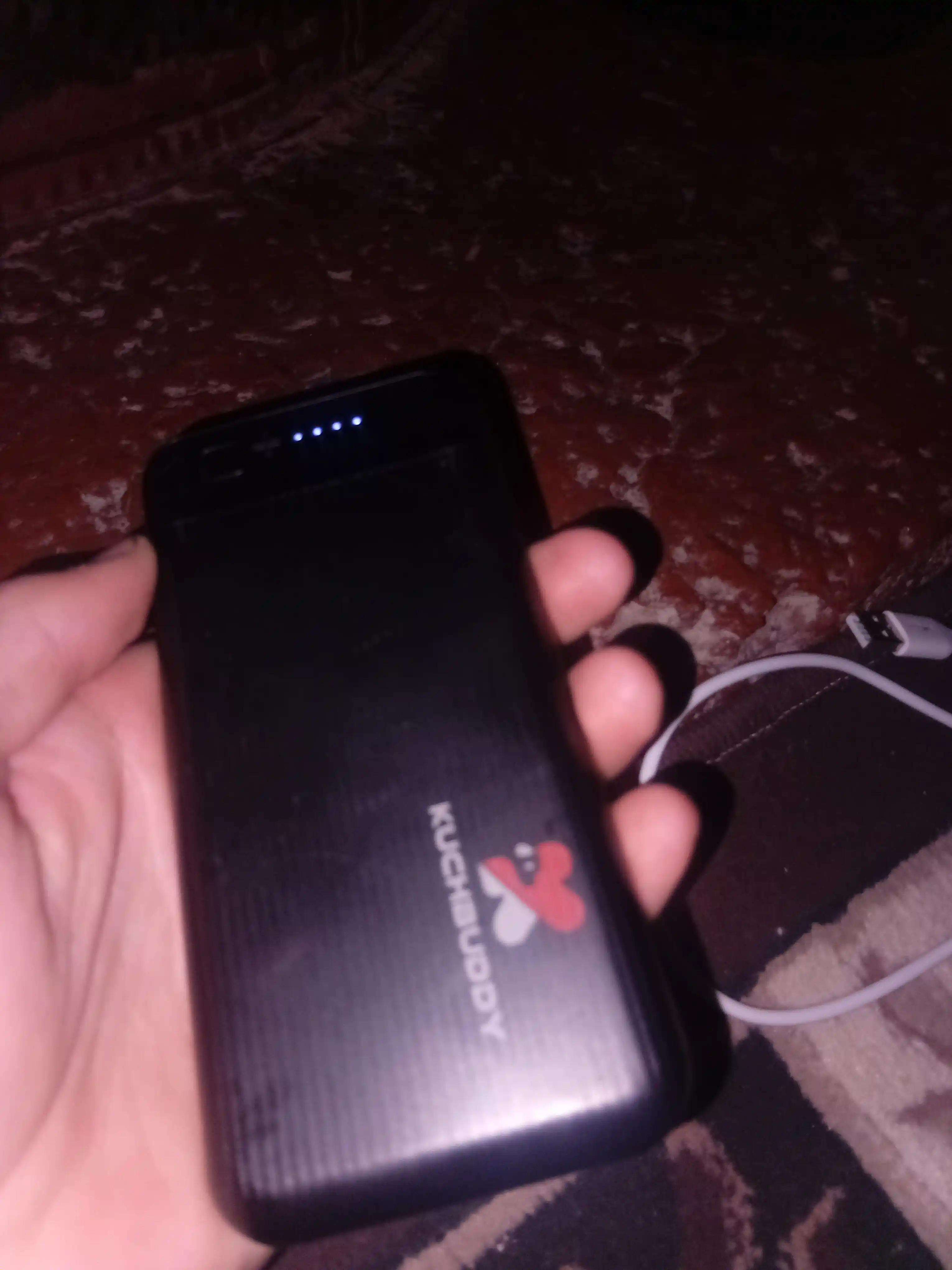 Power Bank 20000 мА·ч, быстрая зарядка, LED-индикатор, защита от перегрева