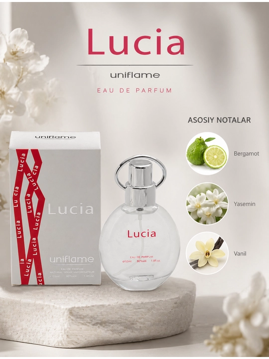 Ayollar uchun parfyum suvi, Lucia, 50 ml - 