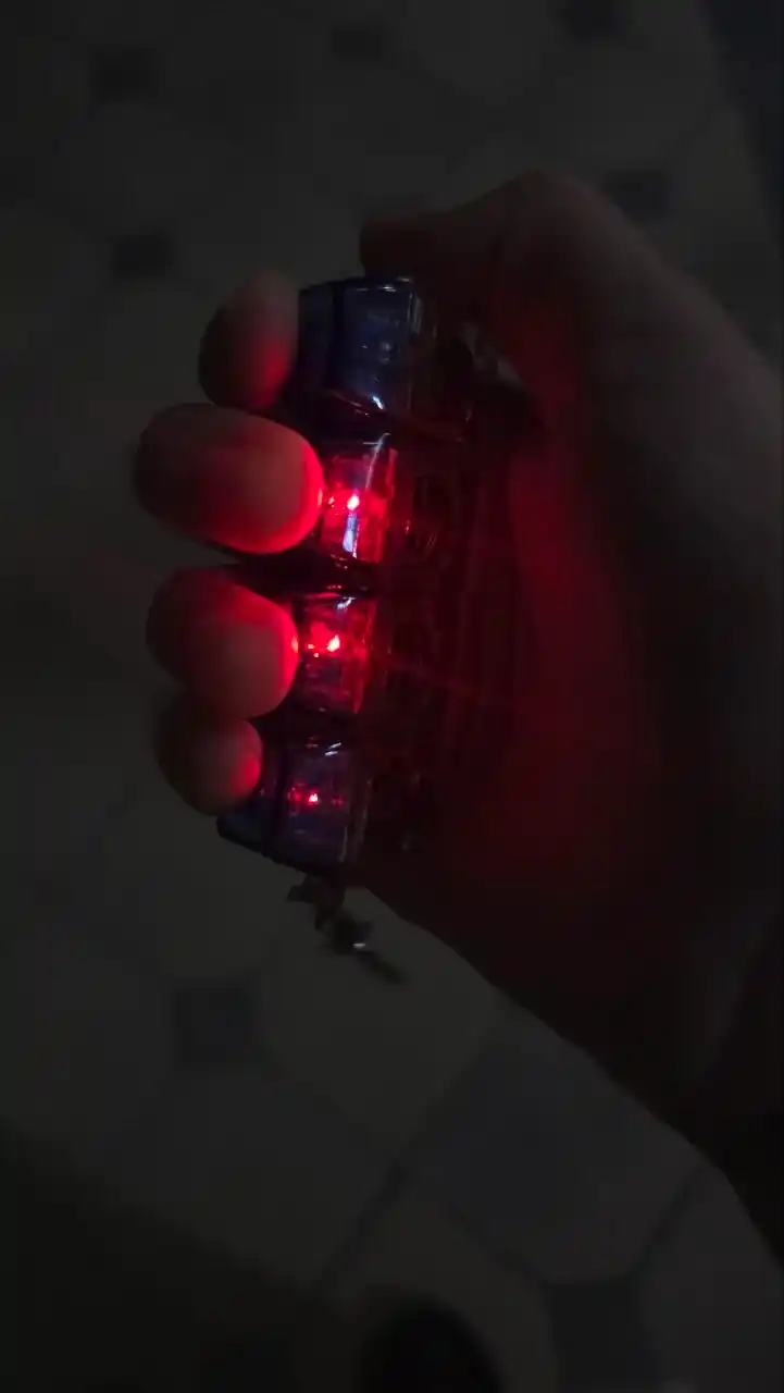 Антистресс брелок клавиатура RGB, механический кликер