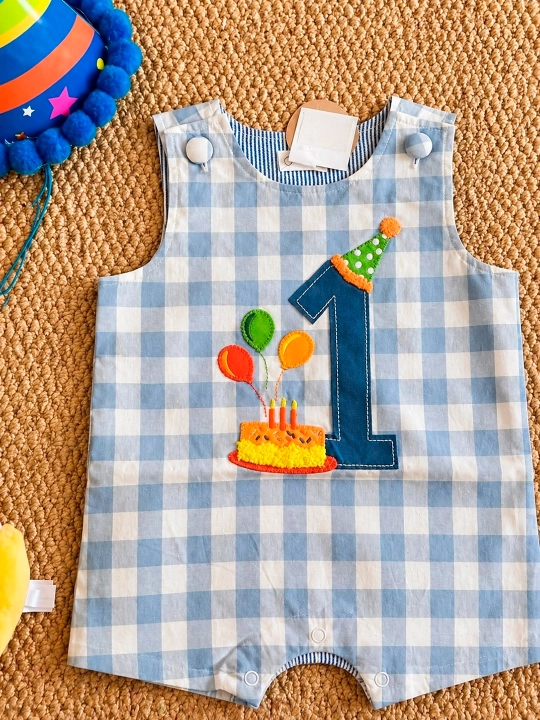 1 yoshga mo‘ljallangan paxtali bolalar qumdonchasi | kichkintoy uchun tugmali yozgi kombinezon