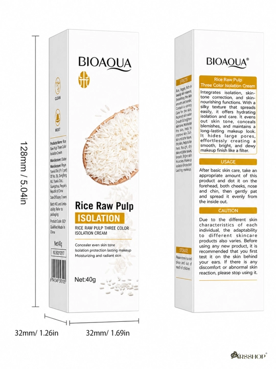 База под макияж трехцветная основа праймер тональный крем для лица Bioaqua 3в1