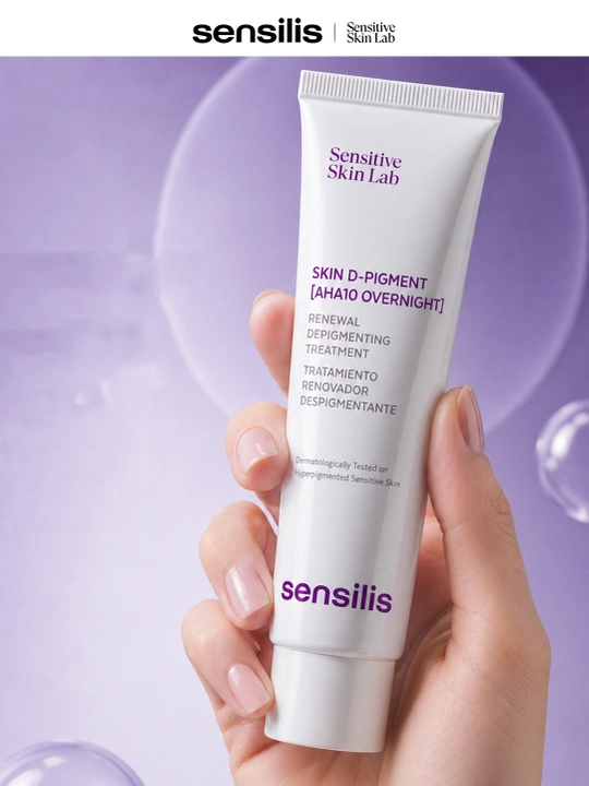 Крем от пигментных пятен Sensilis Skin D-Pigment AHA10 Overnight, 30 мл