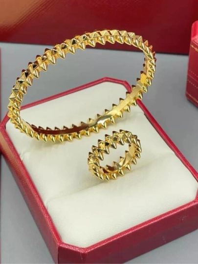 Браслет и кольцо Xuping Cartier Clash — 2199-CARTIER-ЗОЛОТ
