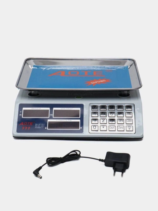 Elektron tarozi, 40 va 200 kg gacha, savdo uchun