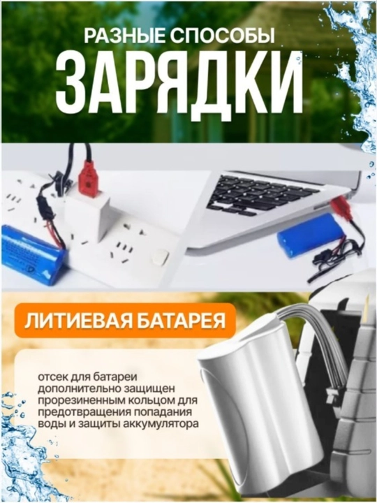 Детский водяной автомат, работающий от батареек, большой емкости, стреляет водой