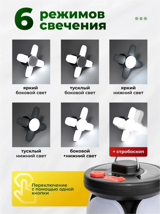 Qayta zaryadlanuvchi lager chiroqchasi, quyosh energiyasida ishlaydigan chiroq