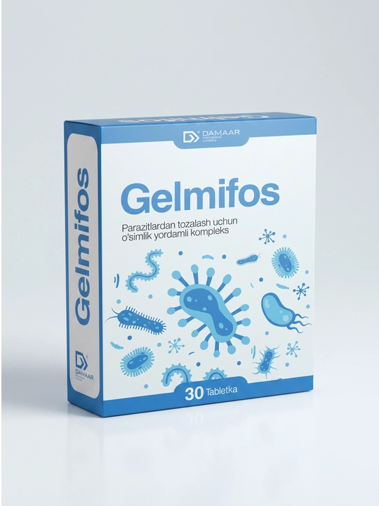 Gelmifos gijjalar va parazitlarga qarshi o‘simlik tabletkalar №30