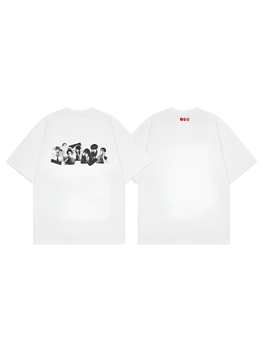 K-pop BTS printli uniseks futbolka - 