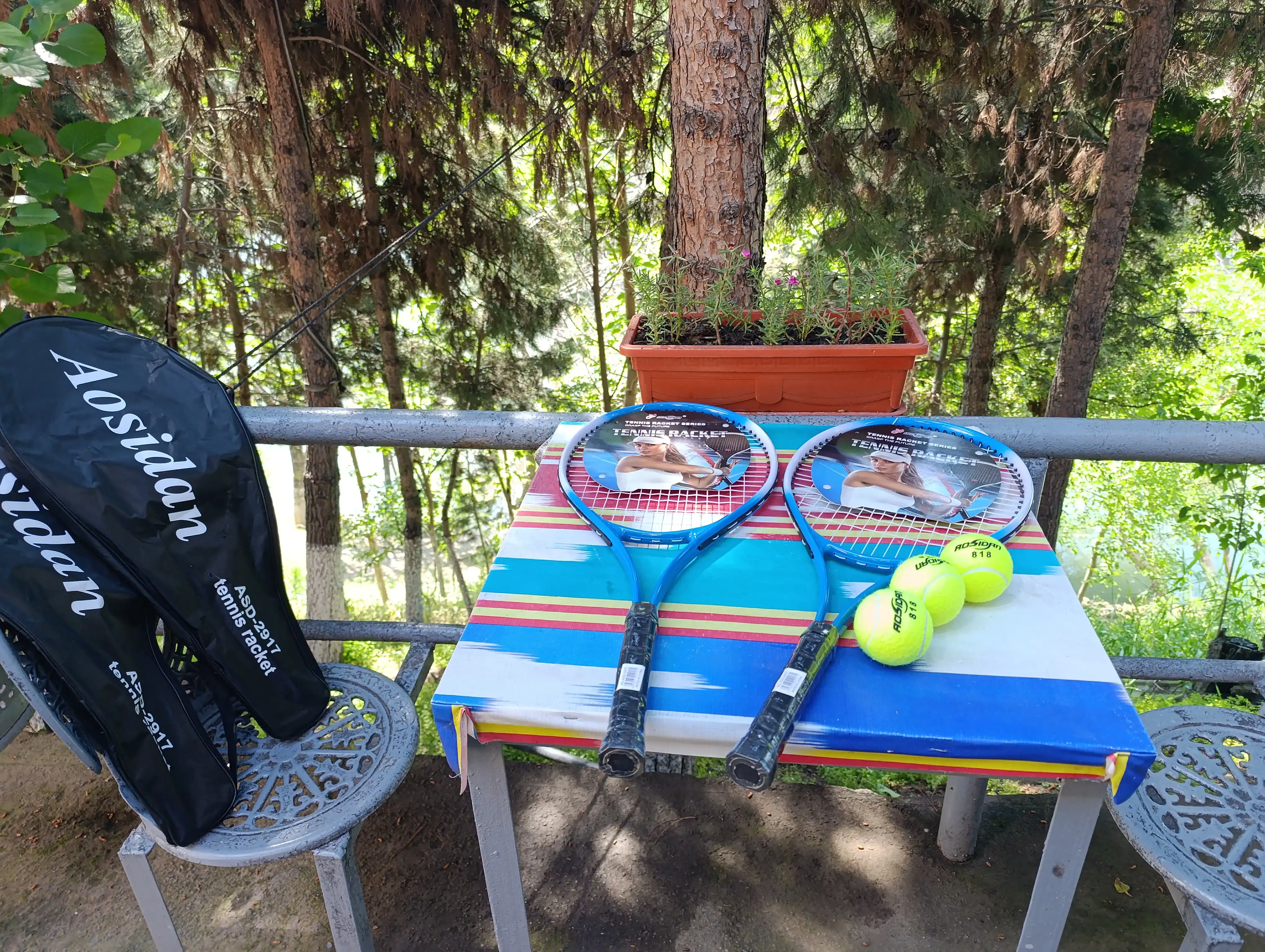 Professional tennis raketka to‘plami  2 raketka + 3 ta koptok+chexol  boshlovchilar uchun