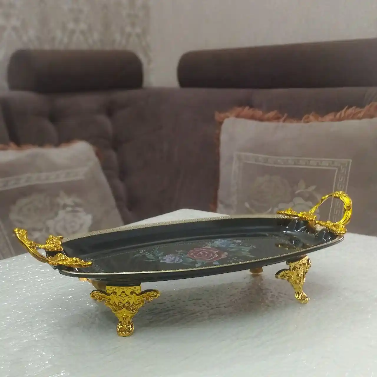 2 dona Shirinlik,salat va gazaklar uchun idish,Bogema plastikdan, lagan servirovka idishi
