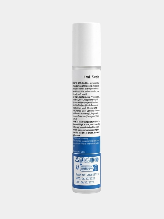Сыворотка для роста волос Hair Growth Serum Rooll-on Bodywise, 25 мл, от выпадения