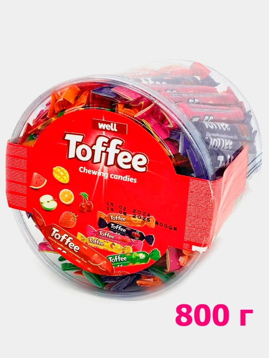 Toffee konfetlari, 800 g * *