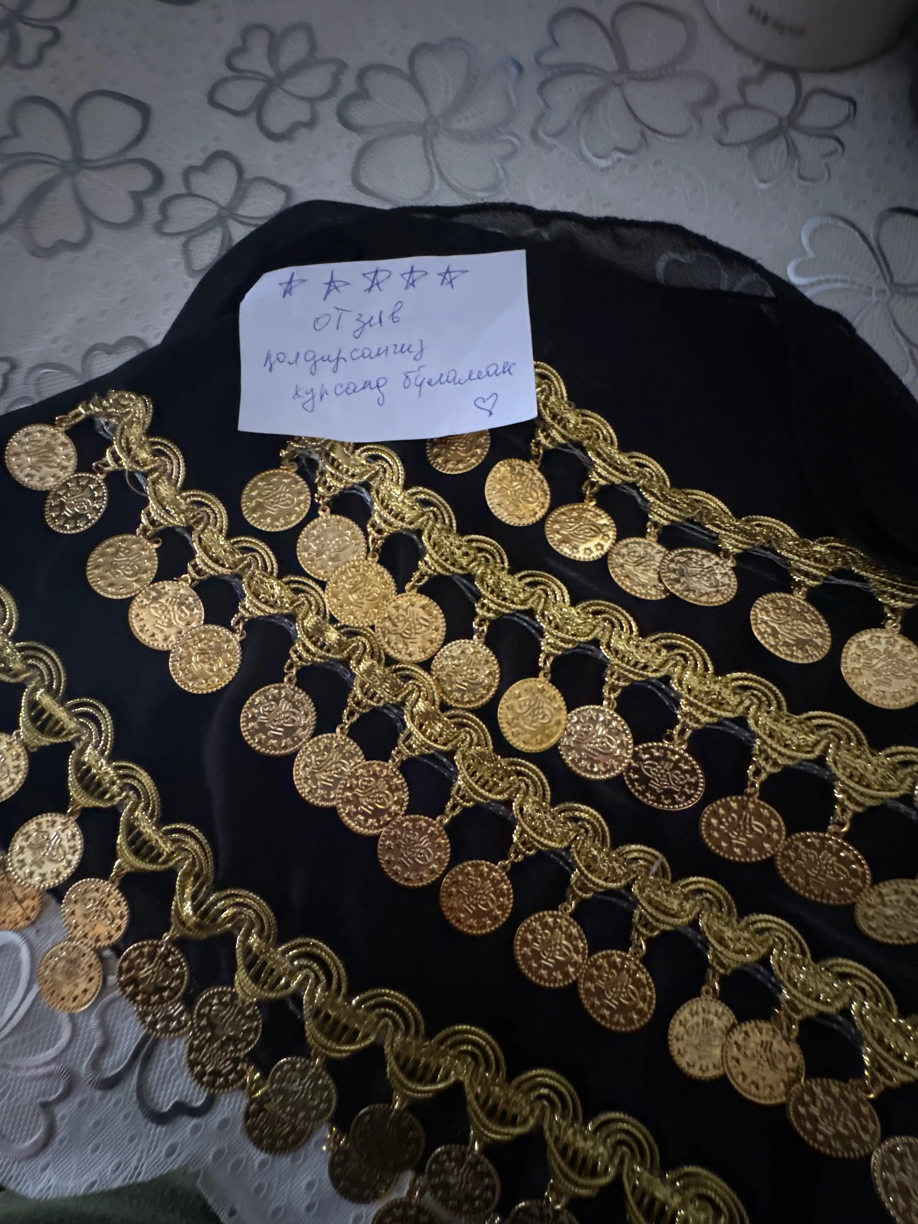 Arabcha raqs ro‘molchasi, tangalar bilan, qorin raqsi va sharqona raqslar uchun