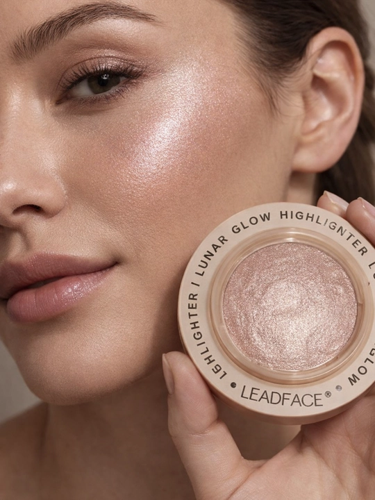Хайлайтер для лица LEADFACE Lunar Glow сияющий кремовый шиммер