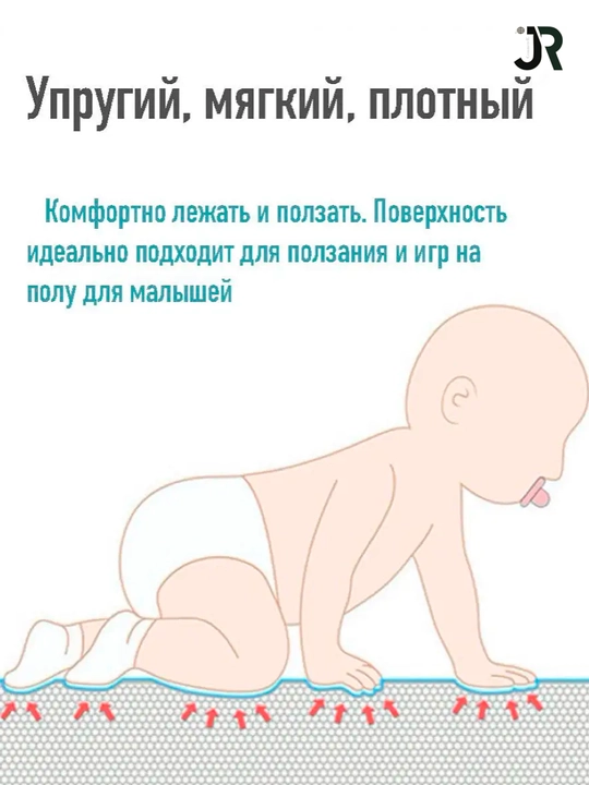 Детский коврик складной, двусторонний, развивающий коврик, игровой  - 