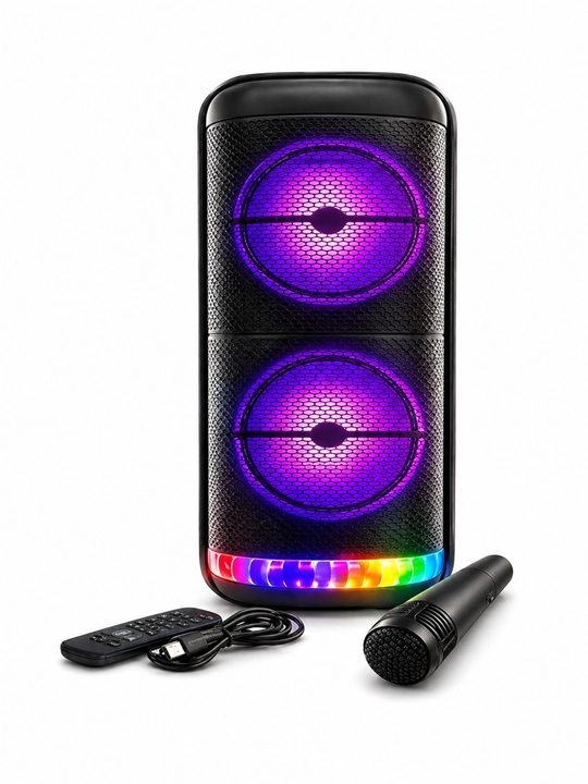 Portativ Bluetooth karaoke kolonka (RGB yoritgichli, hammasi modeliga qarab ozgaradi