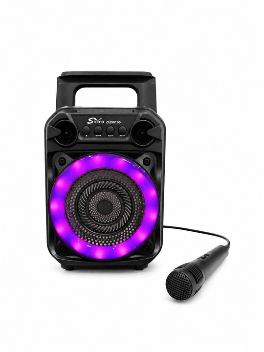 Portativ Bluetooth karaoke kolonka (RGB yoritgichli, hammasi modeliga qarab ozgaradi