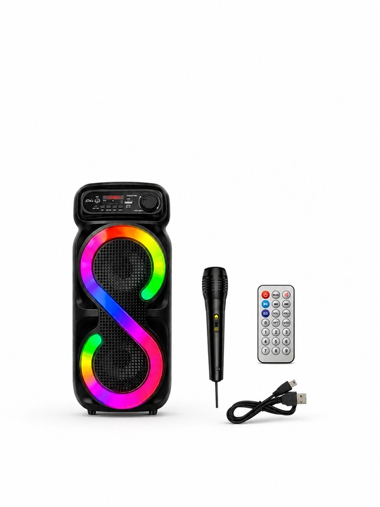 Portativ Bluetooth karaoke kolonka (RGB yoritgichli, hammasi modeliga qarab ozgaradi
