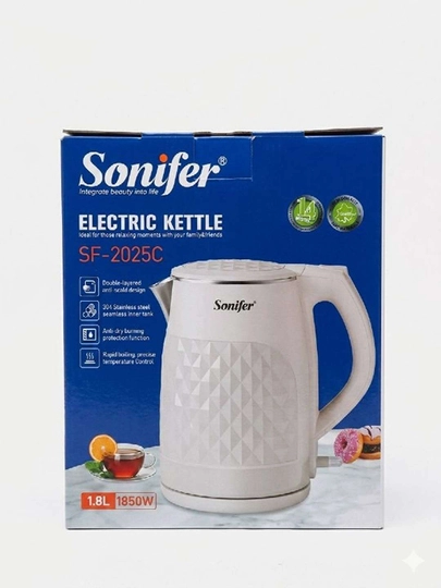 Sonifer чайник — 1998122-1478О7-БЕЛЫЙ