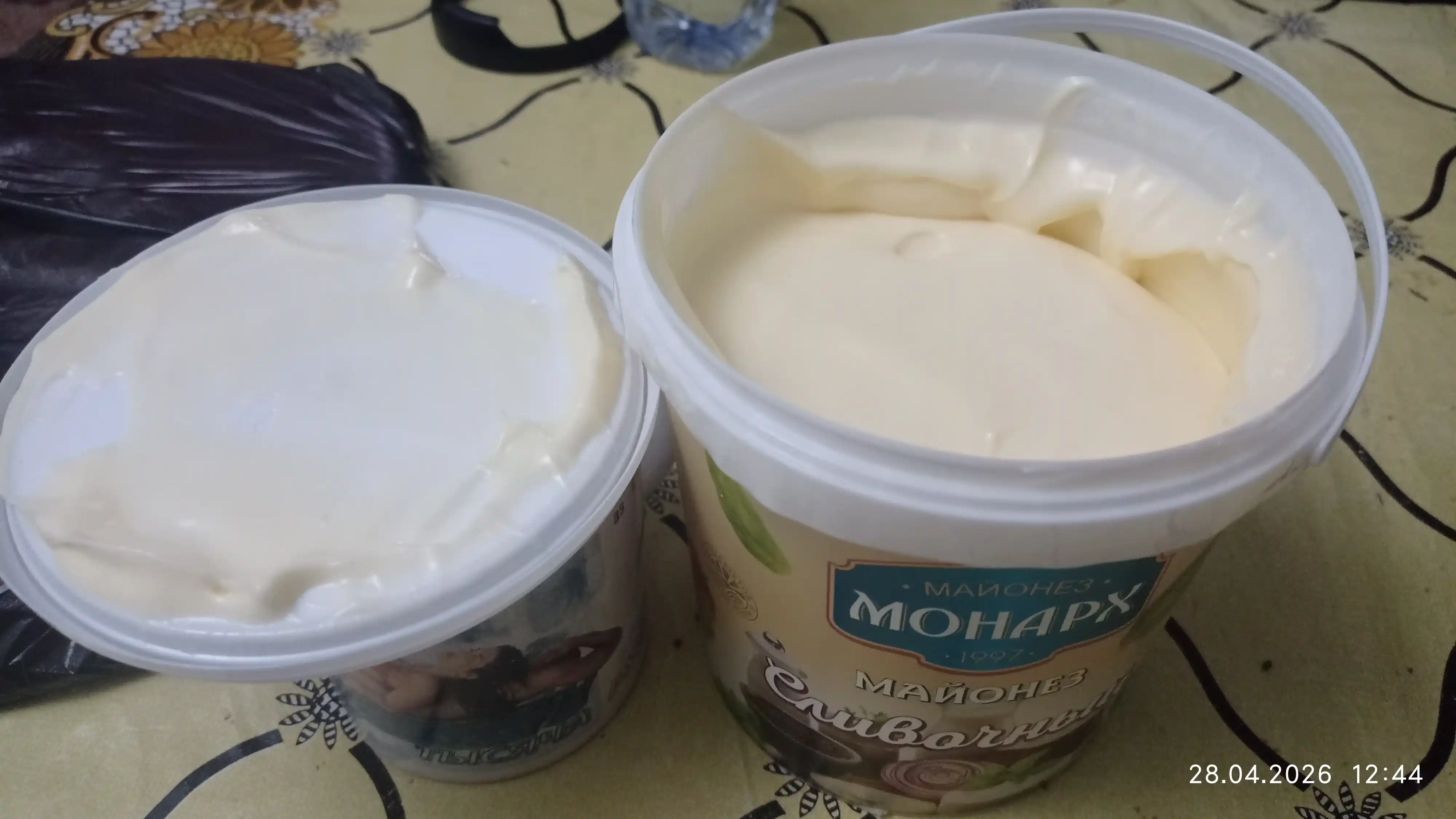 Mayonez "Monarx" qaymoqli, chelak 1 kg