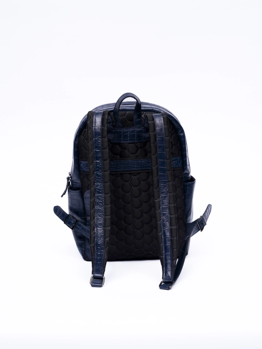 Erkaklar uchun charm ryukzak ish, ofis va shahar uchun, tabiiy charm 30×10×40 sm