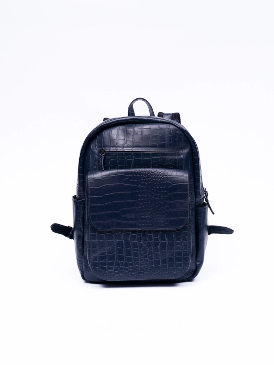 Erkaklar uchun charm ryukzak ish, ofis va shahar uchun, tabiiy charm 30×10×40 sm