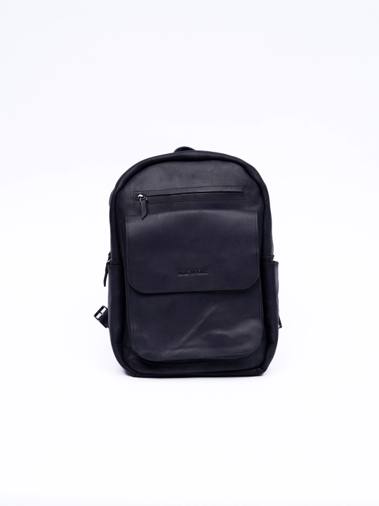 Erkaklar uchun charm ryukzak ish, ofis va shahar uchun, tabiiy charm 30×10×40 sm