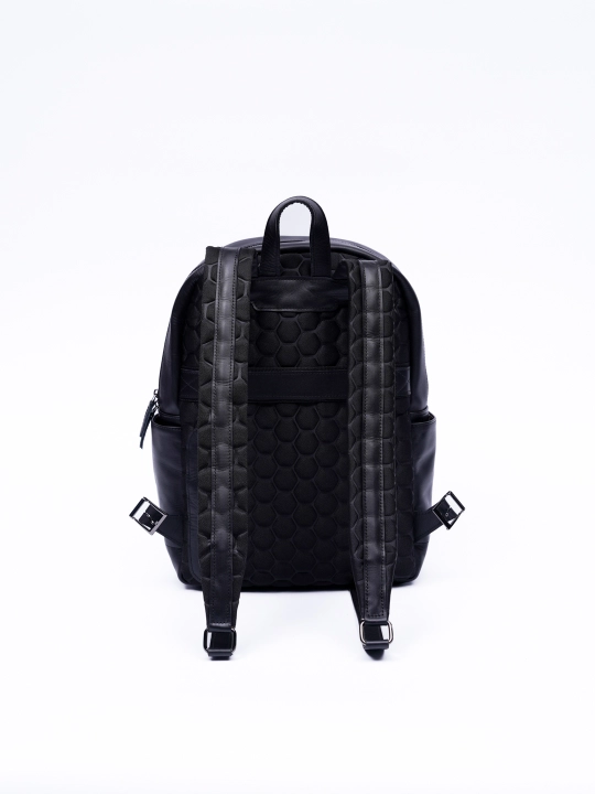 Erkaklar uchun charm ryukzak ish, ofis va shahar uchun, tabiiy charm 30×10×40 sm