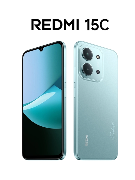 Smartfon Redmi 15C, 8/256GB, 6000 mA/s, 6.9" ekran, 50MP AI kamera, 33 Vt tez zaryadlash