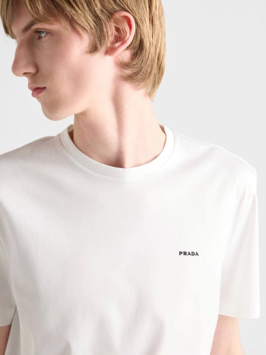 Erkaklar uchun PRADA OVERSIZE futbolkalar, 100% paxta, Turkiyada ishlab chiqarilgan