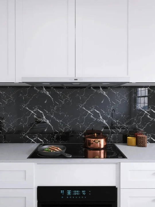 Самоклеящаяся алюминиевая наклейка для кухни, пленка для мебели и стен