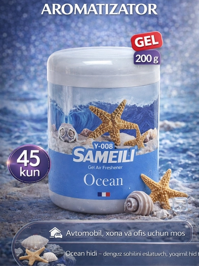 Ароматизаторы для воздуха  “SAMEILI” — 10 ароматов для автомобиля и дома — FOR4ME-SAMEILIUZ-ГОЛУБ