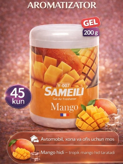 Ароматизаторы для воздуха  “SAMEILI” — 10 ароматов для автомобиля и дома — FOR4ME-SAMEILIUZ-МАНГО