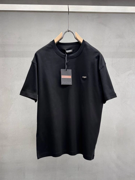 Мужские футболки ZEGNA OVERSIZE, 100% хлопок, произведено в Турции - 