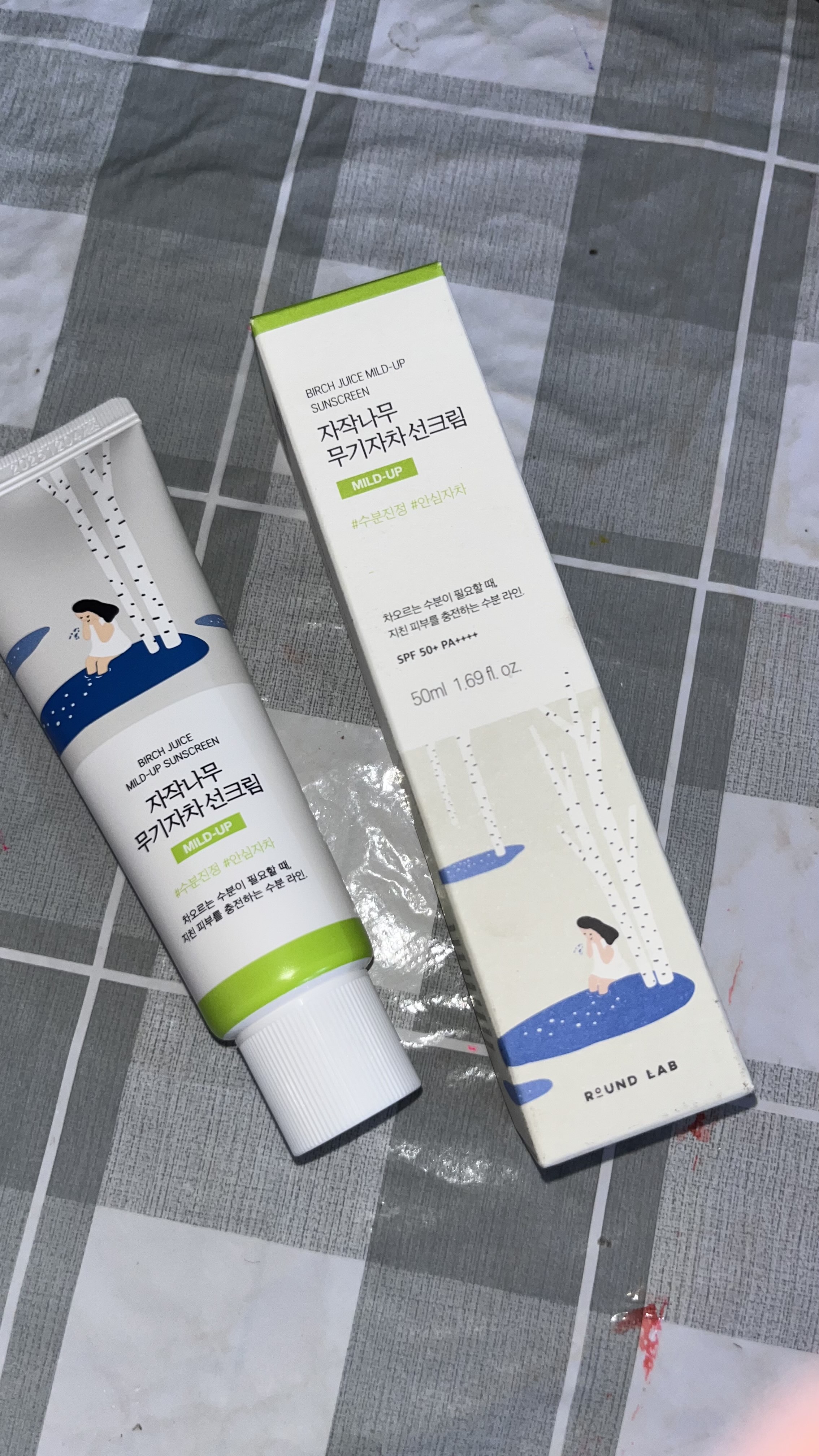 Round lab солнцезащитный крем для лица spf 50 Корея